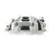 Top Street Performance 82026 Chevy Small Block Carbureted Dual Plane Air Gap Satin Aluminum Intake Manifold - Truck Part Superstore