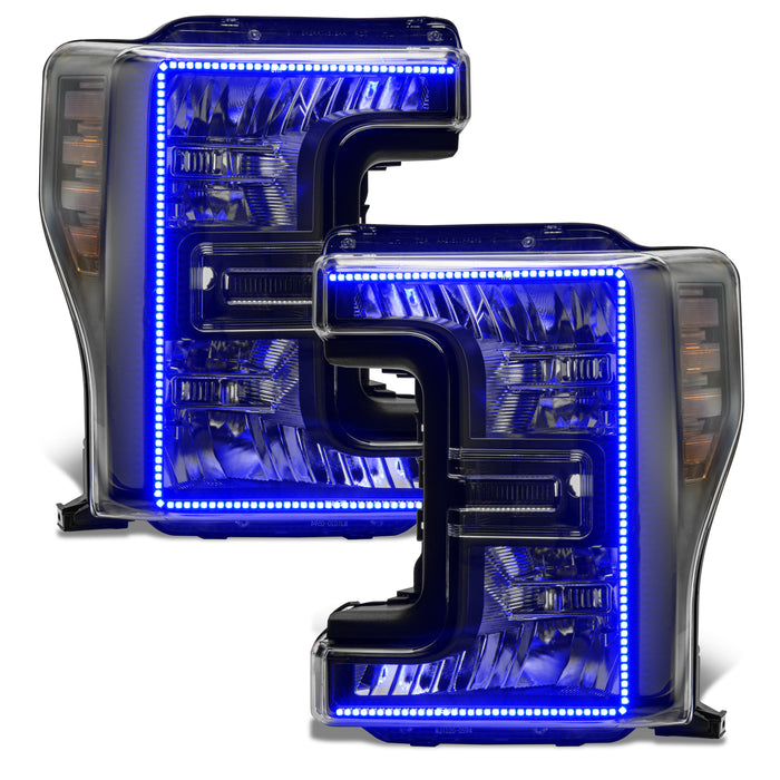 Oracle Lighting 8203-332 2017-2019 Ford F-250/350 ORACLE Dynamic ColorSHIFT Pre-Assembled Headlights - Truck Part Superstore