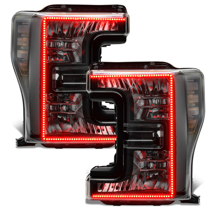 Oracle Lighting 8203-332 2017-2019 Ford F-250/350 ORACLE Dynamic ColorSHIFT Pre-Assembled Headlights - Truck Part Superstore