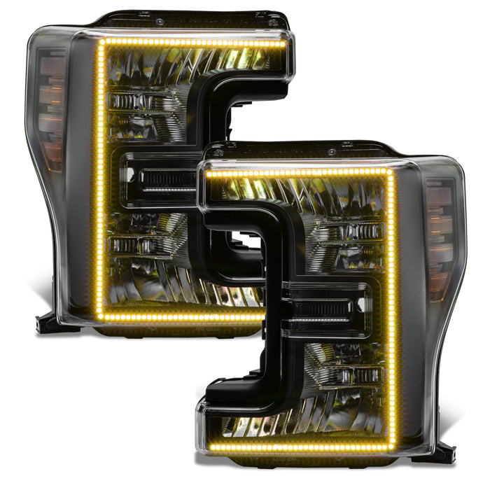 Oracle Lighting 8203-332 2017-2019 Ford F-250/350 ORACLE Dynamic ColorSHIFT Pre-Assembled Headlights - Truck Part Superstore