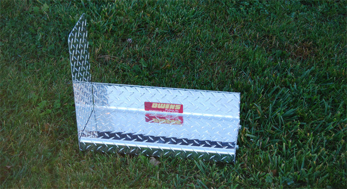 Owens Products 82035-01 Running Boards Owens Commercial Diamond W/ Stone Guard 11-14 Silverado/Sierra Diesel 4 Inch Riser Extended Cab Aluminum Owens Products - Truck Part Superstore