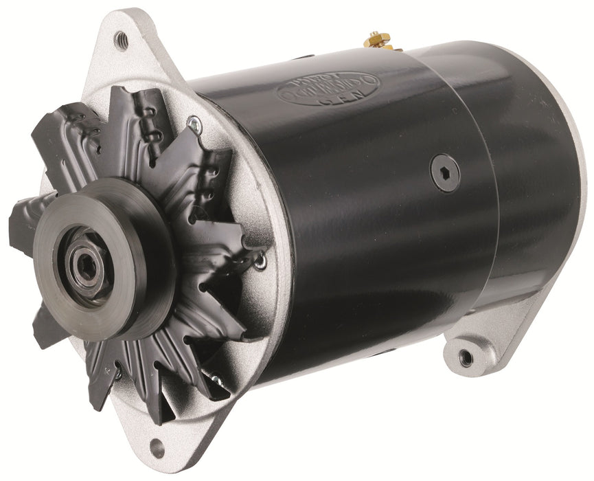 Powermaster Performance 82051 PowerGEN Alternator; Black; Long Case; 90 Amp.; 65 Idle; 12 Volt; - Truck Part Superstore