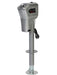 Husky Towing 82084 Elect 4K Cap 18" Travel With 6" Drop Down Leg 3 HO LEDS Without Remote Silver - Truck Part Superstore