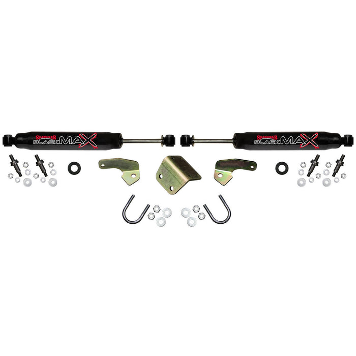 Skyjacker 8211 Steering Stabilizer Single Kit Black Single Kit Incl. 2 Steering Stabilizers Mounting Brackets Hardware Designed For A Minimum Of 4 Inch Lift Boots Sold Separately Skyjacker - Truck Part Superstore