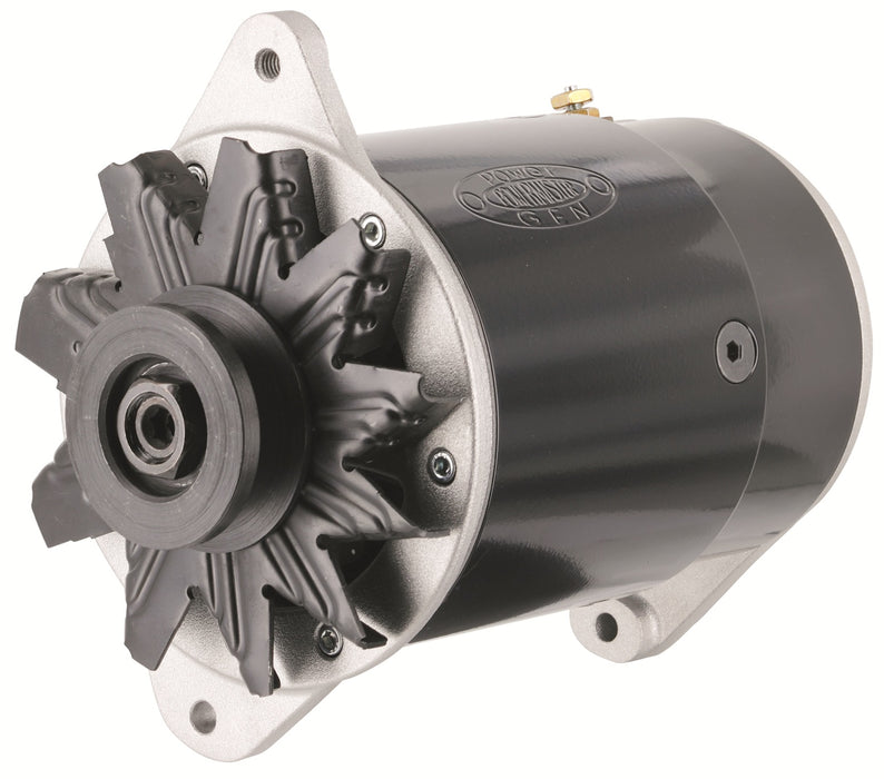 Powermaster Performance 82111 PowerGEN Alternator; Black; Short Case; 90 Amp; 65 Idle; 12V; - Truck Part Superstore
