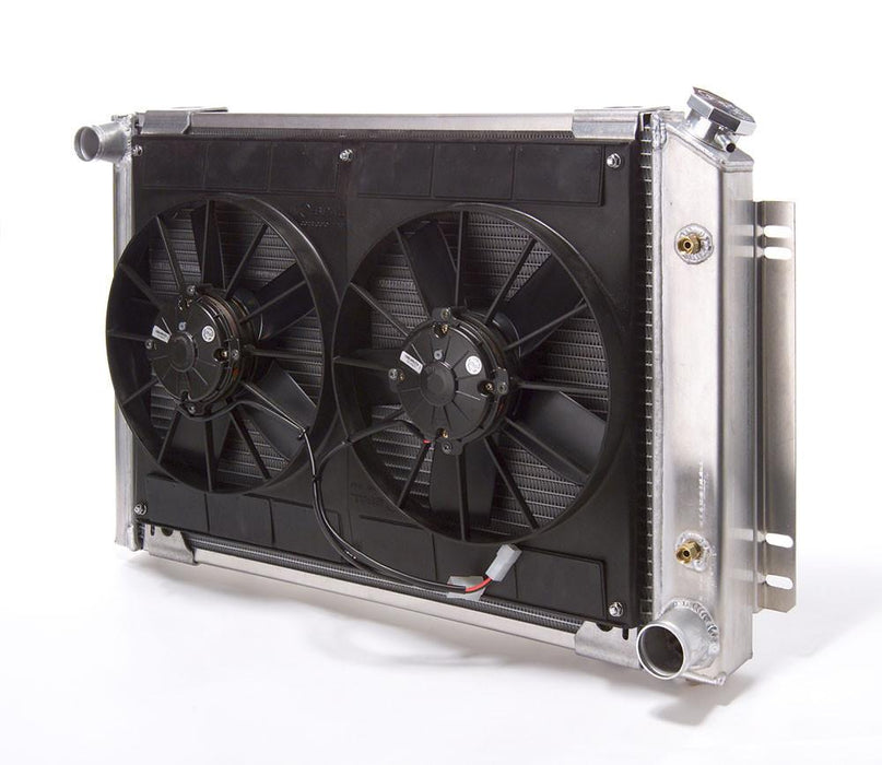 Be Cool 82168 Radiator Module Factory-Fit Natural Finish for 64-65 Chevrolet Chevelle/El Camino/Malibu w/Auto Trans Be Cool Radiator - Truck Part Superstore