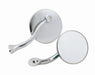 Mr Gasket 8218GMRG Swan Neck Mirror; 4 in. Round; Side View Mirror For Use On Street Rods; 2 pc.; - Truck Part Superstore