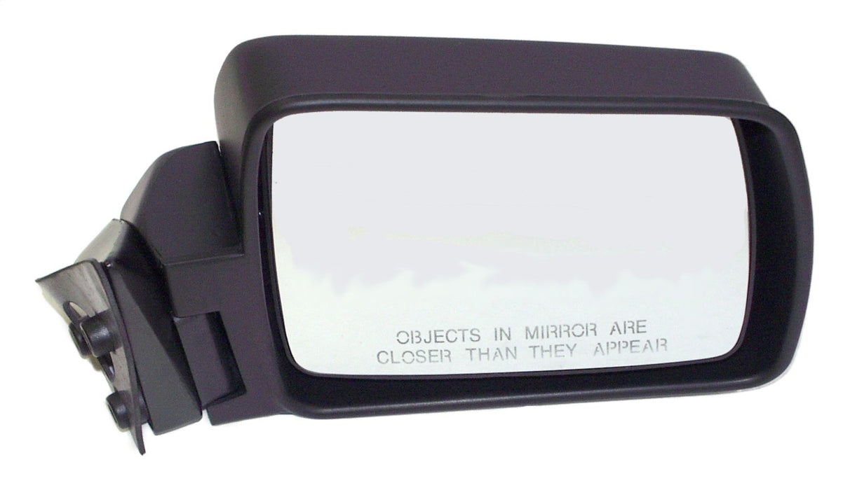 Crown Automotive Jeep Replacement 82200314 Door Mirror; Right; Manual; Foldaway; Black; - Truck Part Superstore