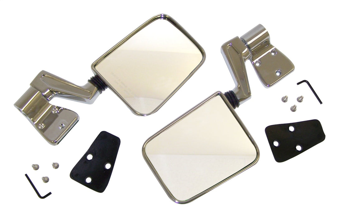 Crown Automotive Jeep Replacement 82200834CK Door Mirror Kit; Chrome; - Truck Part Superstore