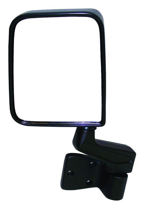 Crown Automotive Jeep Replacement 82201773 Door Mirror and Arm; Left; Black; Door Mount; - Truck Part Superstore