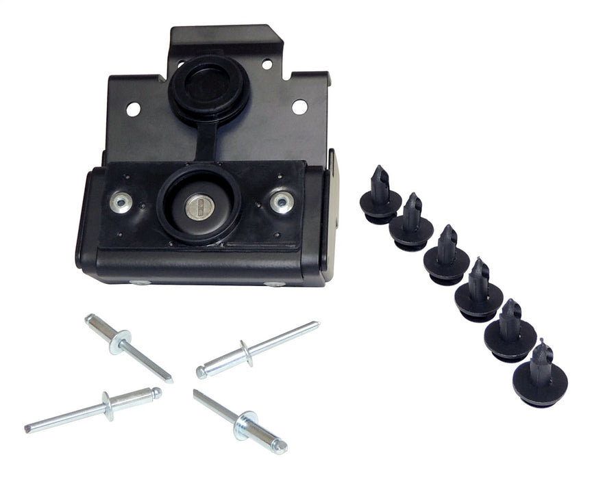 Crown Automotive Jeep Replacement 82213051AB Hood Lock; Incl. Lock/Plastic Clips/Rivets; - Truck Part Superstore