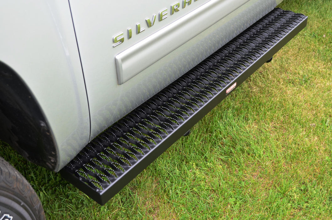 Owens Products 82350 Running Boards Grip Strut Commercial 15-18 Silverado/Sierra 1500 Full Size 07-14 2500/3500 Except 11 Plus Diesel Standard Cab Aluminum Textured Black Owens Products - Truck Part Superstore