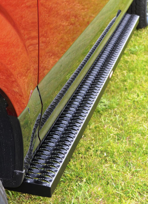 Owens Products 82357 Running Boards Grip Strut Commercial 04-14 Ford F150 Super Cab Aluminum Textured Black Owens Products - Truck Part Superstore