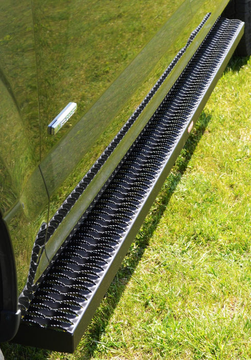 Owens Products 82358 Running Boards Grip Strut Commercial 04-14 Ford F150 Supercrew Cab Aluminum Textured Black Owens Products - Truck Part Superstore