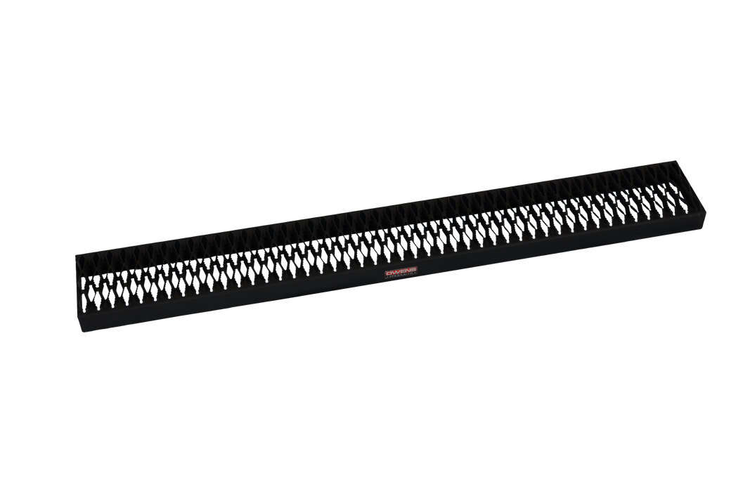 Owens Products 82362-01 Running Boards Owens Commercial Grip Strut Aluminum / 15-18 Ford Transit 150 250 Van 130 Inch WB / Full Length Set / Owens Products - Truck Part Superstore