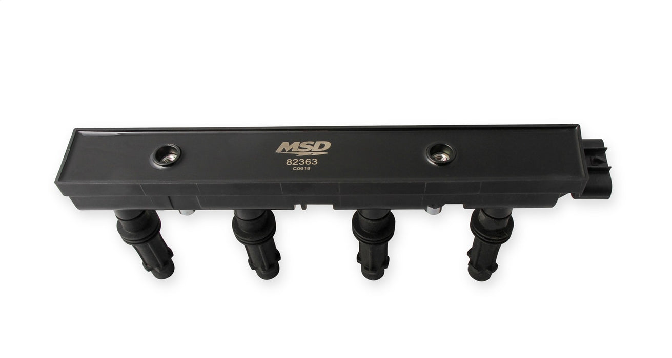 MSD 82363 Blaster Direct Ignition Coil; Direct Bolt-In Replacement; Black; Single Pack; - Truck Part Superstore