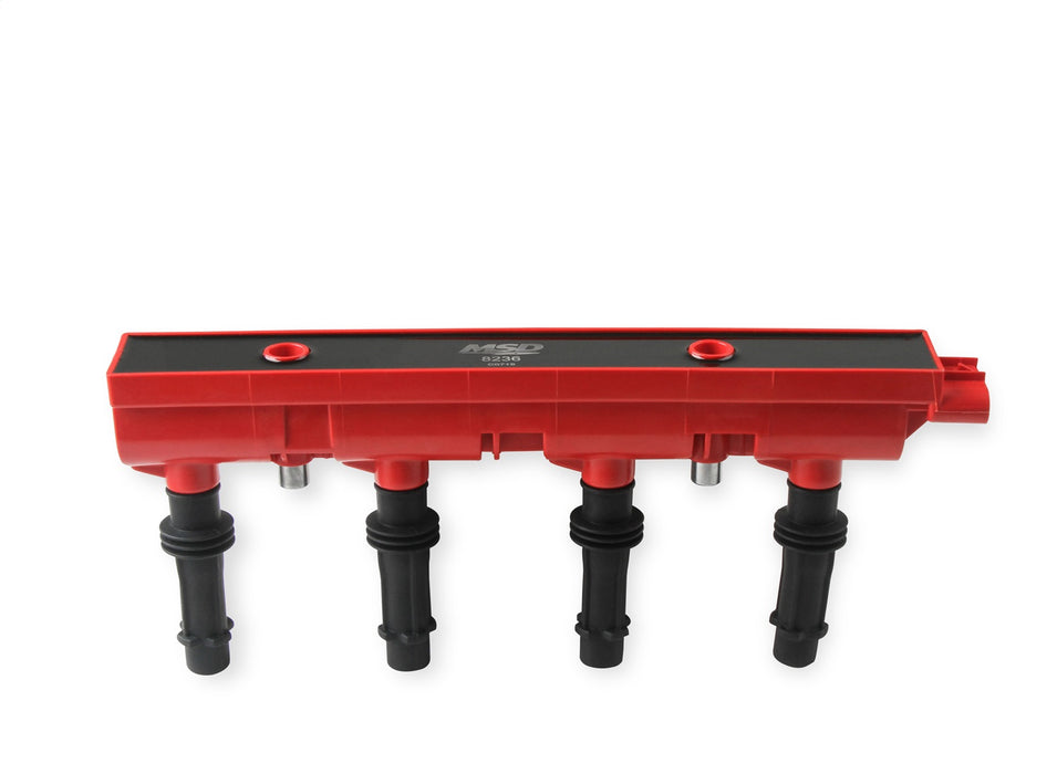 MSD 8236 Blaster Direct Ignition Coil; Direct Bolt-In Replacement; Red; Single Pack; - Truck Part Superstore