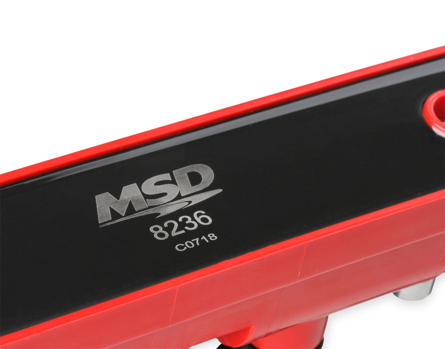 MSD 8236 Blaster Direct Ignition Coil; Direct Bolt-In Replacement; Red; Single Pack; - Truck Part Superstore