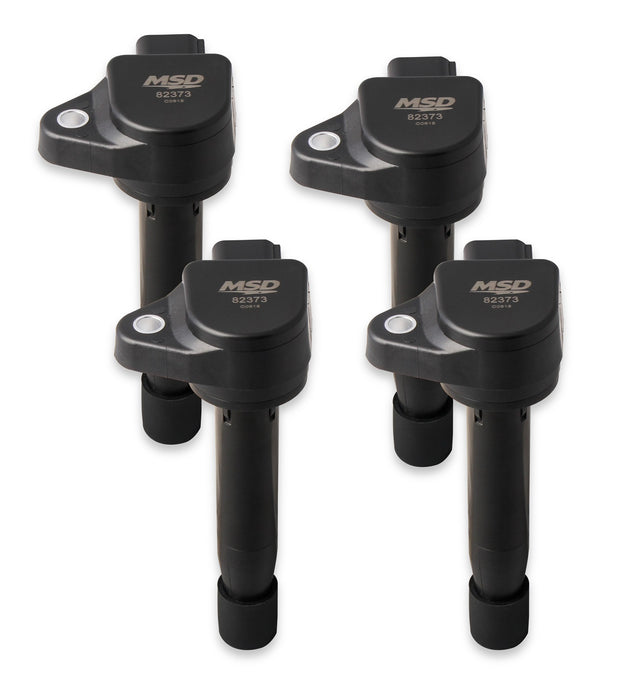 MSD 823763 Blaster Direct Ignition Coil Set; Direct Bolt-In Replacement; Black; 6 pk.; - Truck Part Superstore