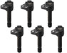 MSD 823763 Blaster Direct Ignition Coil Set; Direct Bolt-In Replacement; Black; 6 pk.; - Truck Part Superstore