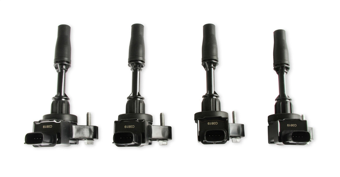 MSD 823843 Blaster Direct Ignition Coil Set; Direct Bolt In Replacement; Black; 4 Pk.; - Truck Part Superstore