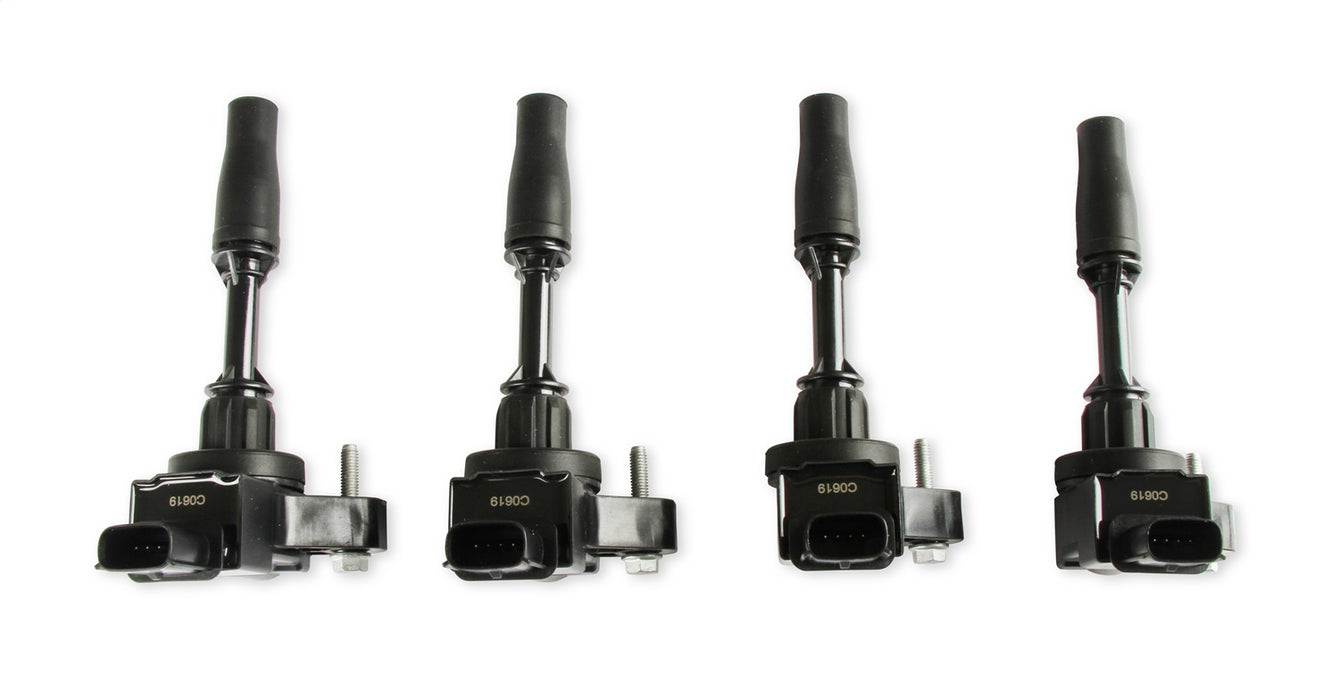 MSD 823843 Blaster Direct Ignition Coil Set; Direct Bolt In Replacement; Black; 4 Pk.; - Truck Part Superstore