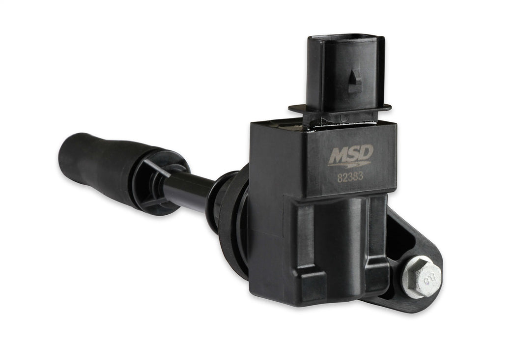 MSD 823843 Blaster Direct Ignition Coil Set; Direct Bolt In Replacement; Black; 4 Pk.; - Truck Part Superstore