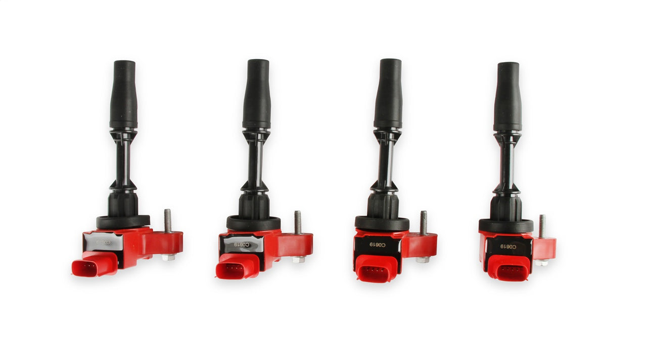 MSD 82384 Blaster Direct Ignition Coil Set; Direct Bolt In Replacement; Red; 4 Pk.; - Truck Part Superstore
