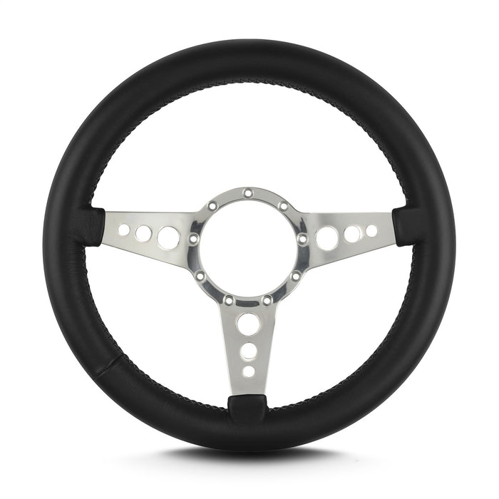 Lokar 82401 Lecarra Mark 4 GT Steering Wheel; Black; Polished Spokes; 14 in. Thick Grip; - Truck Part Superstore