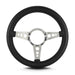 Lokar 82401 Lecarra Mark 4 GT Steering Wheel; Black; Polished Spokes; 14 in. Thick Grip; - Truck Part Superstore