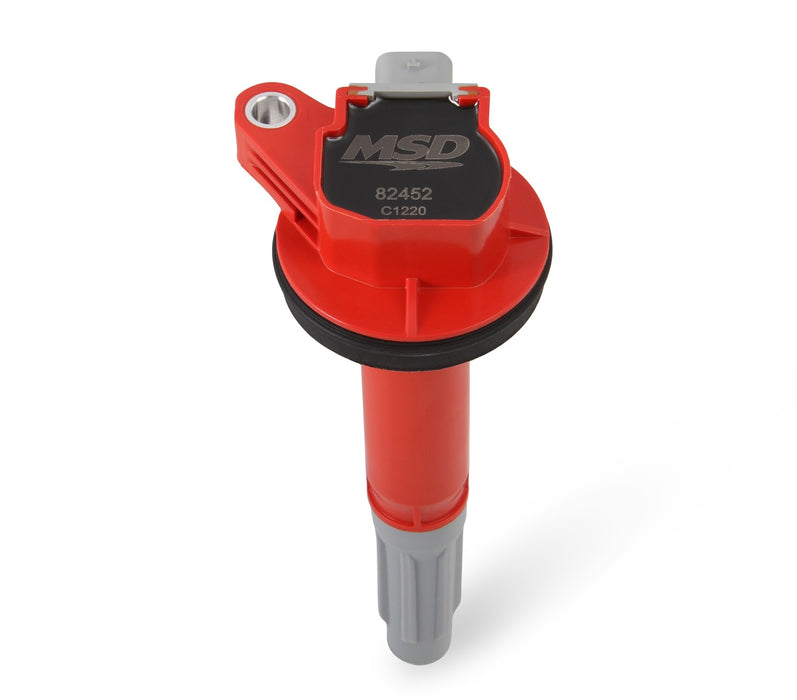 MSD 82452 Blaster Direct Ignition Coil; Direct Bolt-In To Factory Connectors; Red; Single; - Truck Part Superstore