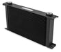 Earl's Performance 820-16ERL UltraPro Oil Cooler; Black; 20 Row; -16AN Male; Extra-Wide; - Truck Part Superstore