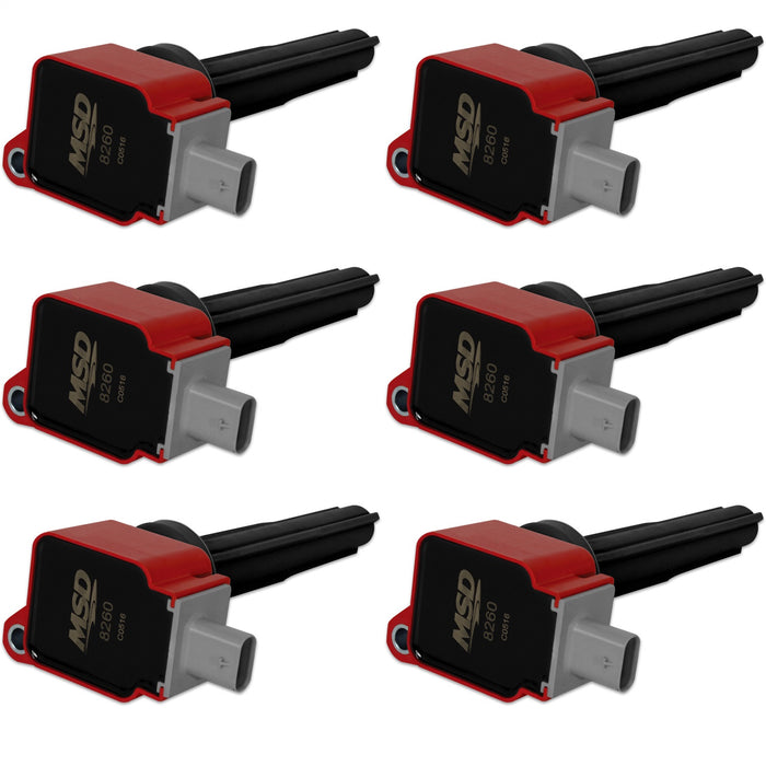 MSD 82606 Ford EcoBoost Direct Ignition Coil Set - Truck Part Superstore