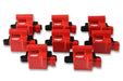 MSD 82648 Blaster LS Direct Ignition Coil Set; Replacement Coil; w/Bracket; Red; Set Of 8; - Truck Part Superstore