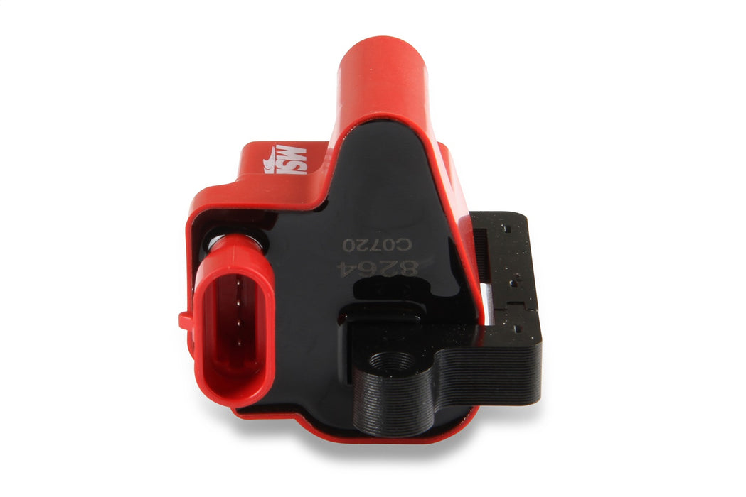 MSD 82648 Blaster LS Direct Ignition Coil Set; Replacement Coil; w/Bracket; Red; Set Of 8; - Truck Part Superstore