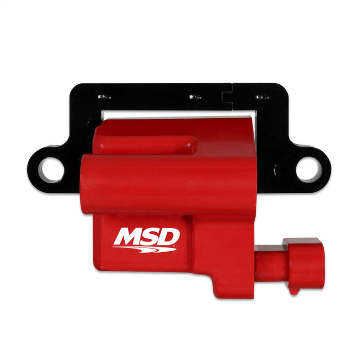 MSD 8264 Blaster LS Direct Ignition Coil; Replacement Coil; w/Black Bracket; Red; Single; - Truck Part Superstore