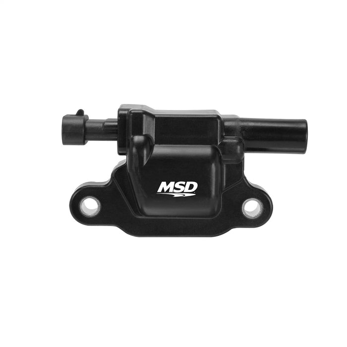 MSD 82653 Direct Ignition Coil; Direct Replacement; 2-Bolt; Black; Single; - Truck Part Superstore