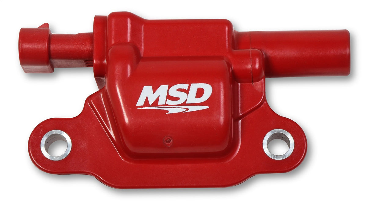 MSD 82668 Blaster Gen V Direct Ignition Coil Set; Direct Replacement; Square; Red; 8-Pk; - Truck Part Superstore