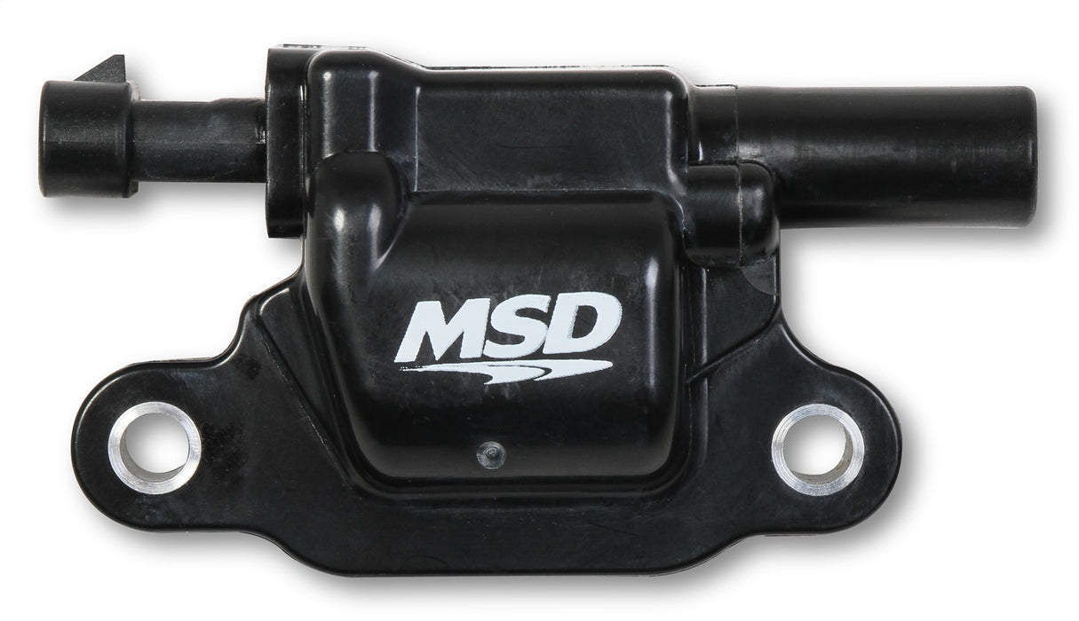 MSD 82663 Blaster Gen V Direct Ignition Coil; Direct Replacement; Square; Black; Single; - Truck Part Superstore
