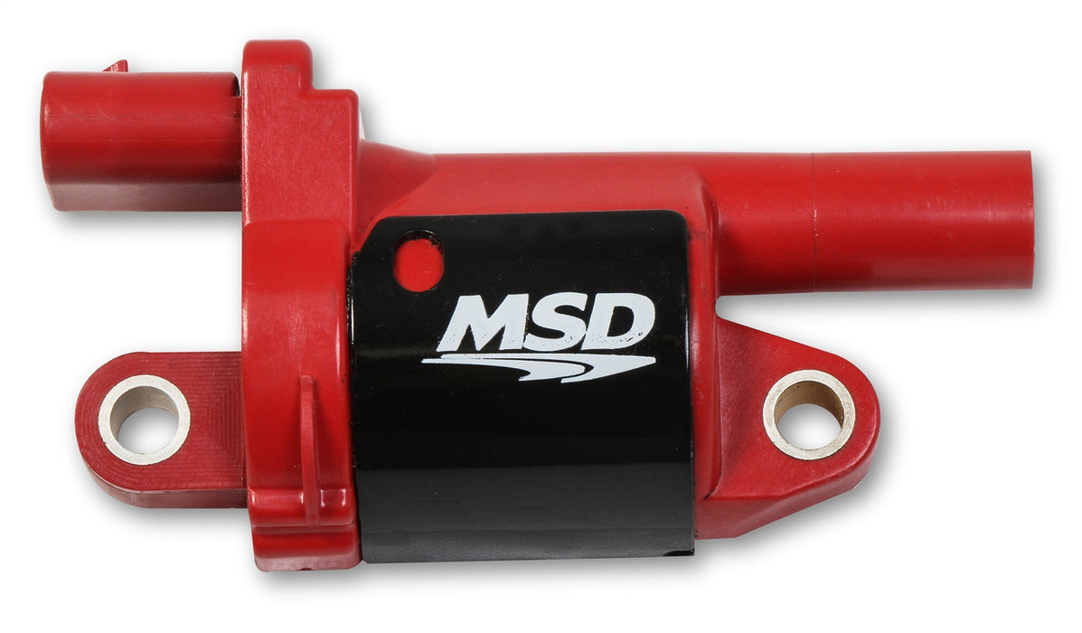 MSD 8268 Blaster Gen V Direct Ignition Coil; Direct Replacement; Round; Red; Single; - Truck Part Superstore