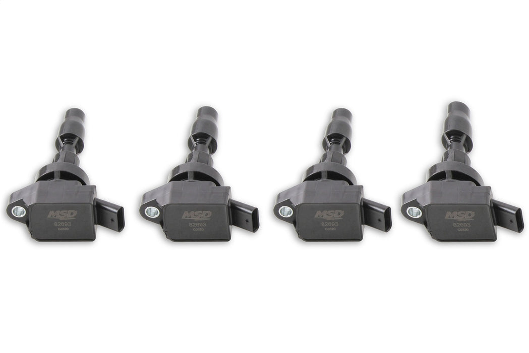 MSD 826943 Blaster Direct Ignition Coil Set; Direct Replacement; Black; Set Of 4; - Truck Part Superstore