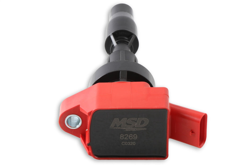 MSD 8269 Blaster Direct Ignition Coil; Direct Replacement; Red; Single; - Truck Part Superstore