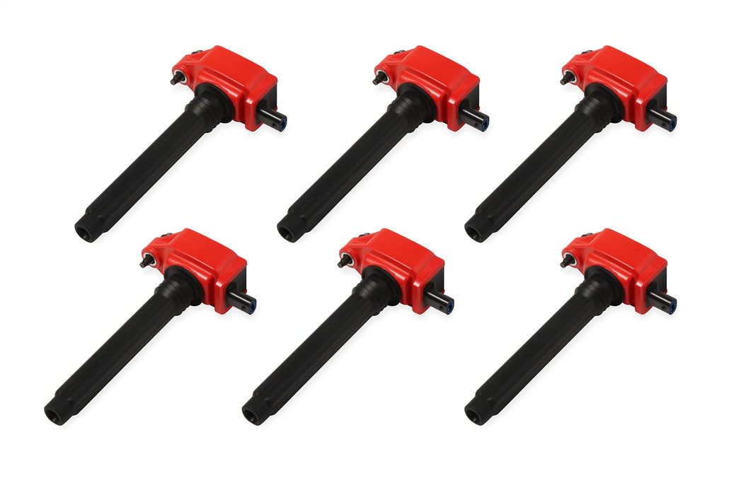 MSD 82736 Blaster Direct Ignition Coil Set; Direct Bolt-In Replacement; Red; 6-Pk; - Truck Part Superstore