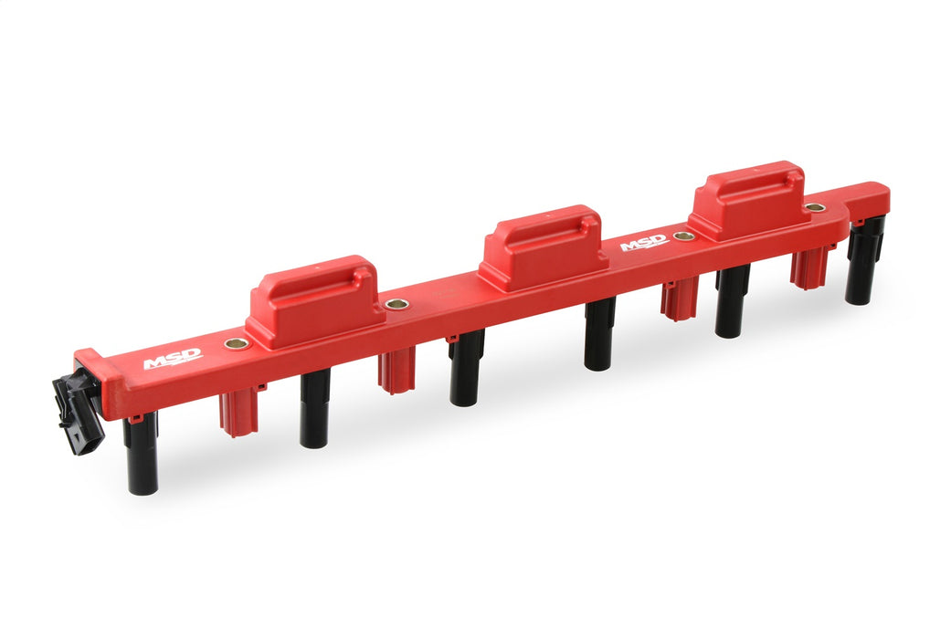 MSD 82738 Blaster Direct Ignition Coil Set; Direct Bolt-In Replacement; Red; 6-Pk; - Truck Part Superstore