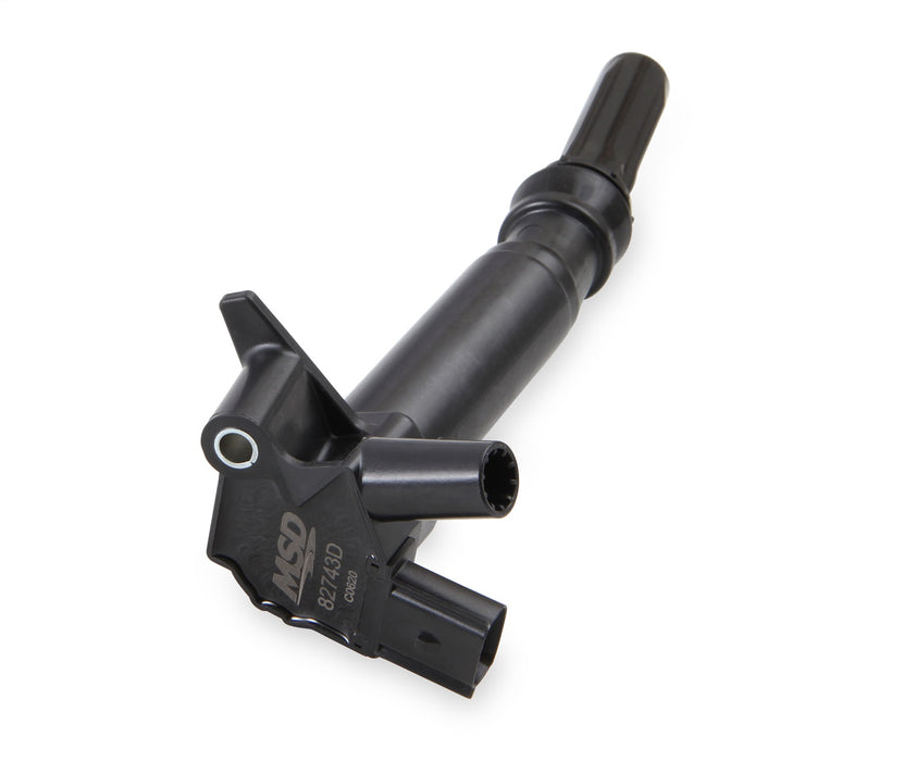 MSD 82743D Blaster Direct Ignition Coil; Direct Replacement; Black; Single; Driver Side; - Truck Part Superstore