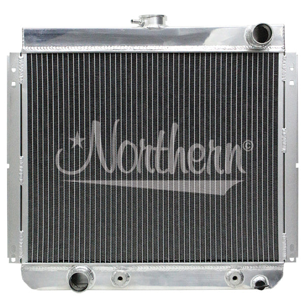 Northern Radiator 205213 Muscle Car Radiator - 19 3/4 x 21 7/8 x 2 1/2 - Outlet Driver Side - Truck Part Superstore