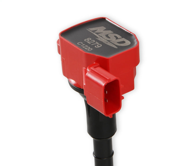 MSD 82796 Blaster Direct Ignition Coil Set; Direct Bolt-In Replacement; Red; 6-Pk; - Truck Part Superstore