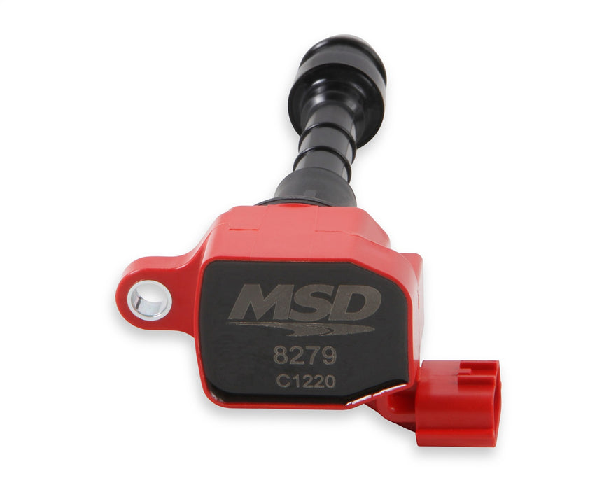 MSD 82796 Blaster Direct Ignition Coil Set; Direct Bolt-In Replacement; Red; 6-Pk; - Truck Part Superstore