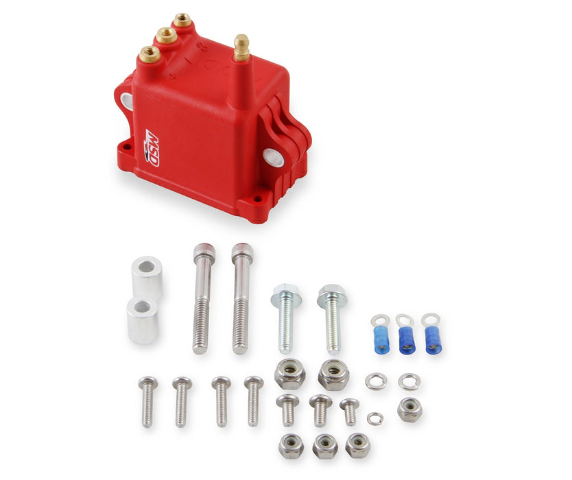 MSD 82808 Pro 600 Ignition High Output Coil; 8-Pack; Red; For Use w/ PN[8000]; - Truck Part Superstore