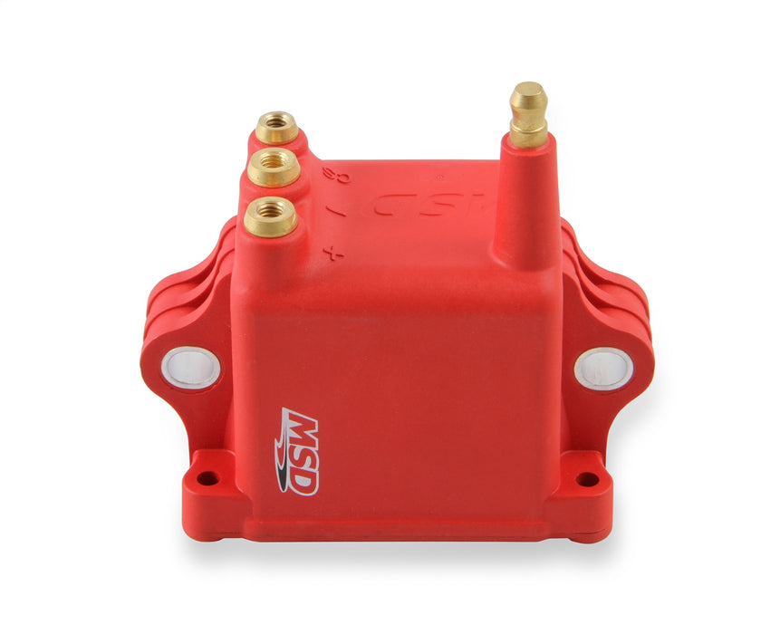 MSD 82808 Pro 600 Ignition High Output Coil; 8-Pack; Red; For Use w/ PN[8000]; - Truck Part Superstore